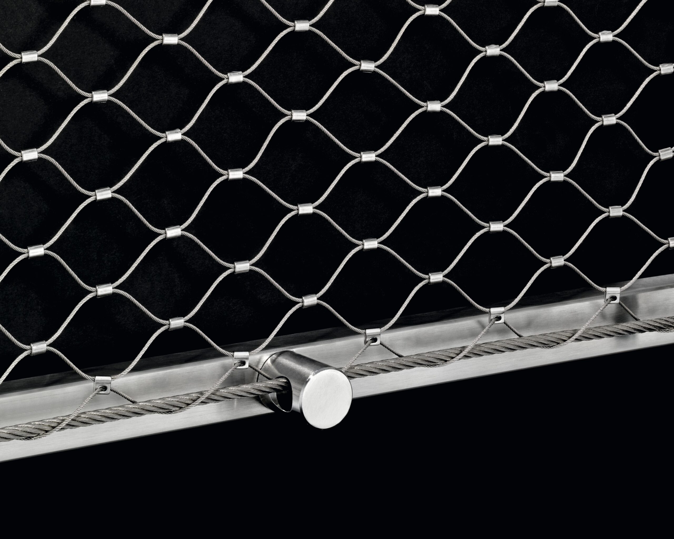 Randseilführung durch Seilführung zylindrisch